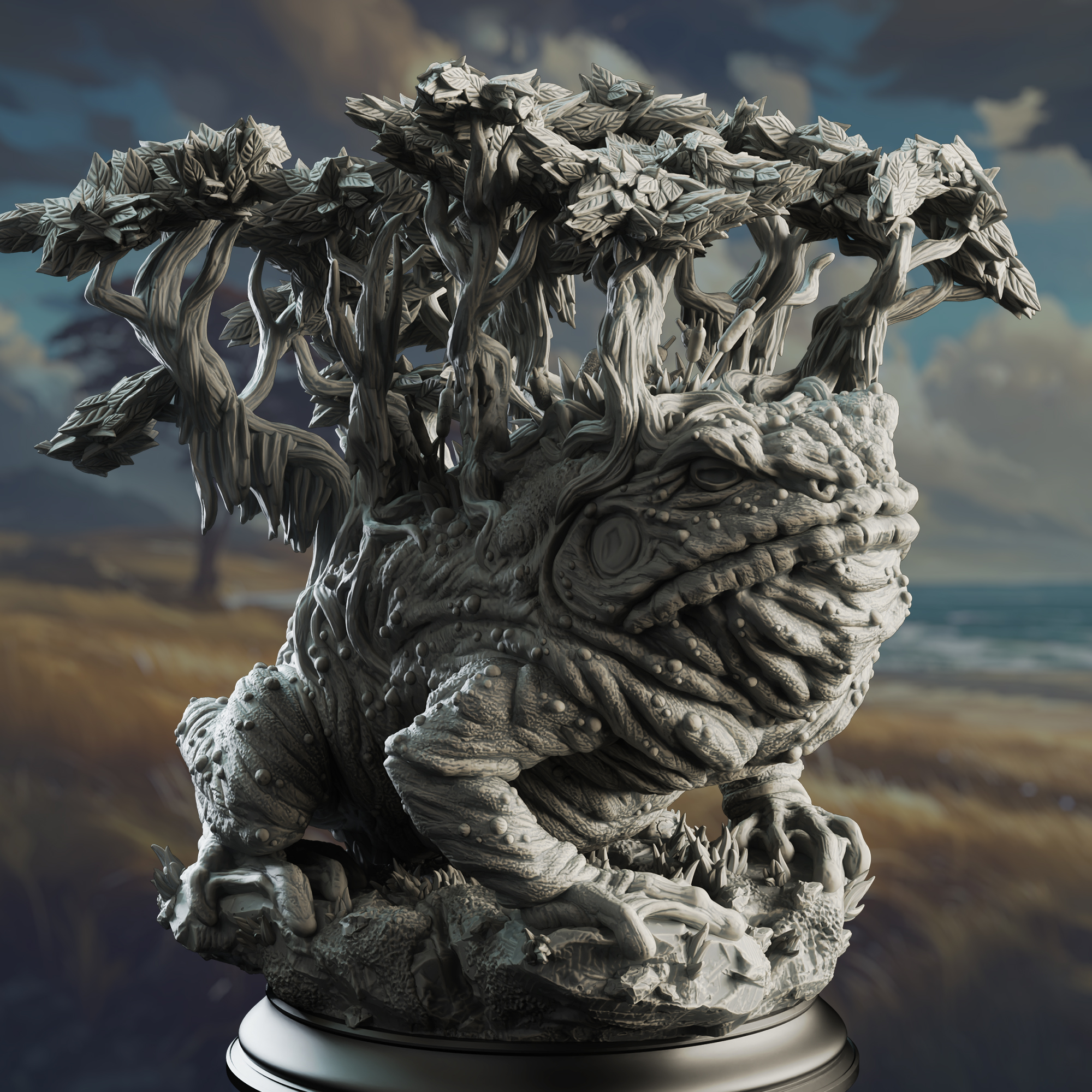 Giant Toad of the Swamp - Beszenyok the Defiler